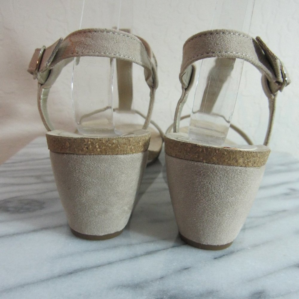 Anne Klein iFlex Strappy Sandals, Beige, Sz 8.5 M - Picture 5 of 7